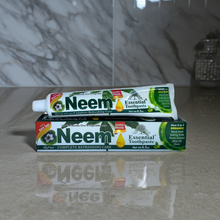 Neem Essential Toothpaste tube for daily brushing, oral hygiene, and fresh breath care.
