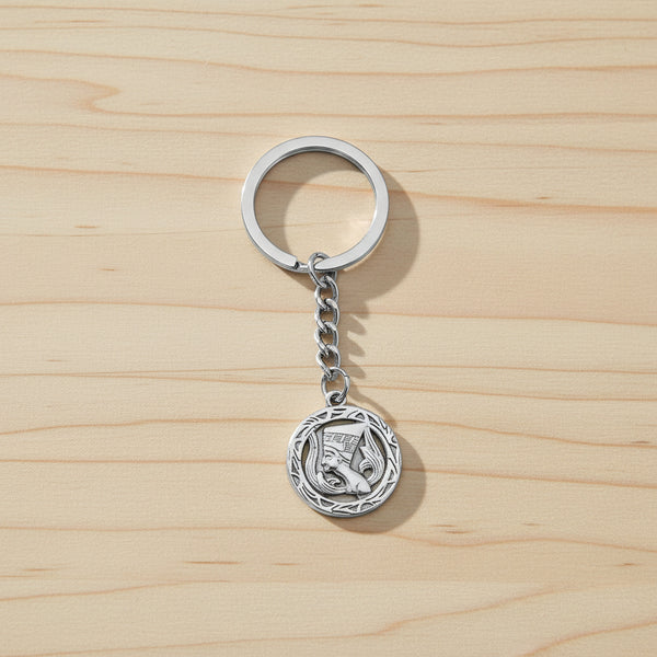 Nefertiti keychain Egyptian-inspired accessory for keys, bags, and everyday carry.