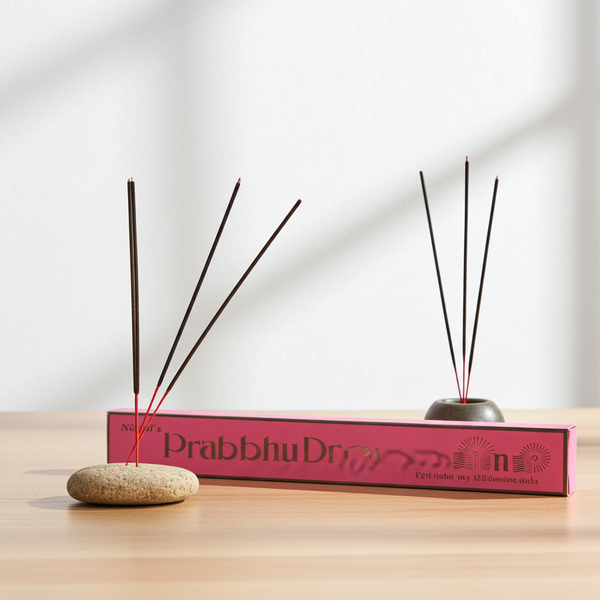Nikhil's Prabhu Darshan incense sticks pack for prayer, meditation, and daily spiritual fragrance use.