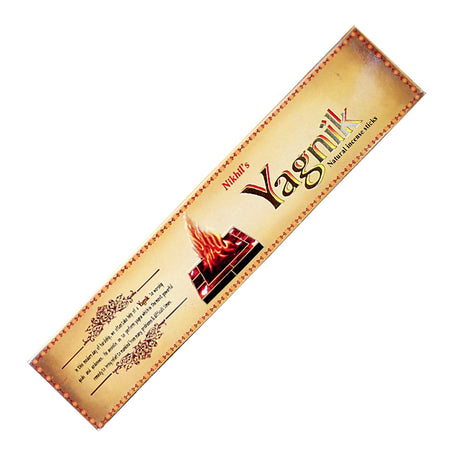 Nikhil's Yagnik Incense Sticks for puja, meditation, and home ambiance.