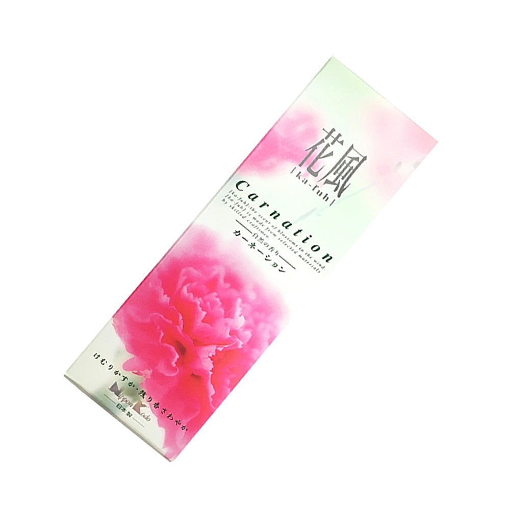 Nippon Kodo KA-FUH Carnation Incense Sticks for meditation and relaxation.