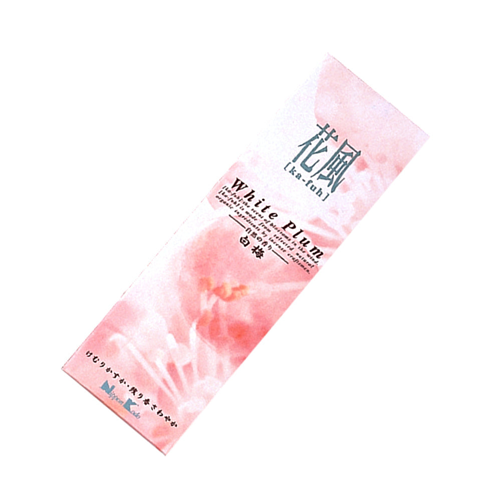 Nippon Kodo KA-FUH White Plum Incense Sticks for relaxation and yoga.