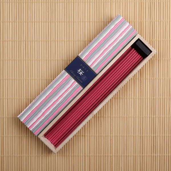 Nippon Kodo KAYURAGI Cherry Blossom Incense Sticks for meditation and relaxation.