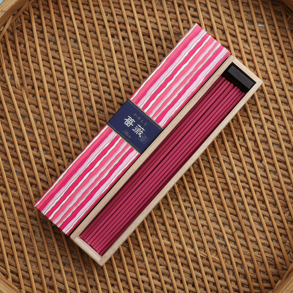Nippon Kodo KAYURAGI Rose Incense Sticks for meditation and yoga.