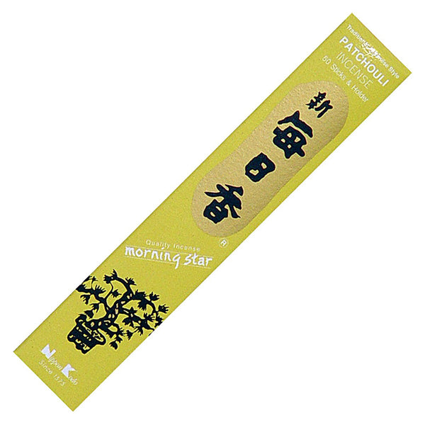 Nippon Kodo Morning Star Patchouli Incense Sticks for meditation, relaxation, and daily fragrance.