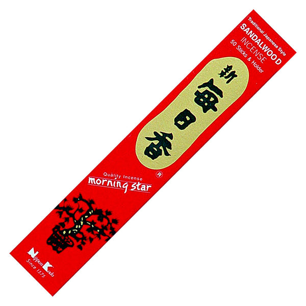 Nippon Kodo Morning Star Sandalwood Incense Sticks for meditation and reflection.