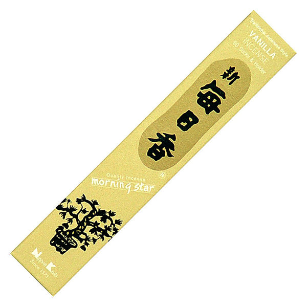 Nippon Kodo Morning Star Vanilla Incense Sticks for meditation and relaxation.