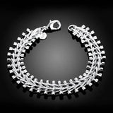 Noble 925 silver fashion bracelet for wrist accessorizing, casual looks, and occasion wear.