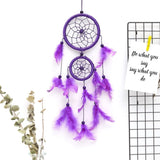 Nordic Boho Dream Catcher hanging ornament for kids nursery decor, wall decoration, and peaceful room ambiance.