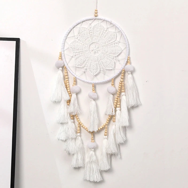 Nordic Dreamcatcher wall hanging wind chime for living room decor, nursery styling, and decorative home display.