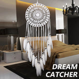 Nordic Inspired Dream Catcher hanging pendant for children room decor, playful wall styling, and cozy bedroom decoration.