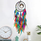Nordic Tree of Life hanging dream catcher ornament for bedroom wall decor, calming decorative use, and boho interior styling.