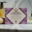 Nubian Lavender & Wildflowers Bar Soap cleansing soap bar for bathing, skincare, and daily use.