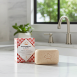 Nubian Peppermint & Aloe Bar Soap soap bar for body cleansing, bathing, and routine skincare.