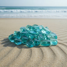 Ocean Blue Obsidian Tumbled Healing Stones for meditation, crafts, and crystal healing.