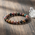 Ocean Jasper elastic bracelet with 8mm round beads