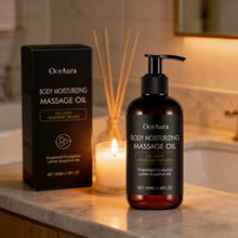 OceAura Collagen Lifting Body Oil 100ml firming body oil for softening skin, supporting smooth feel, and daily body care.
