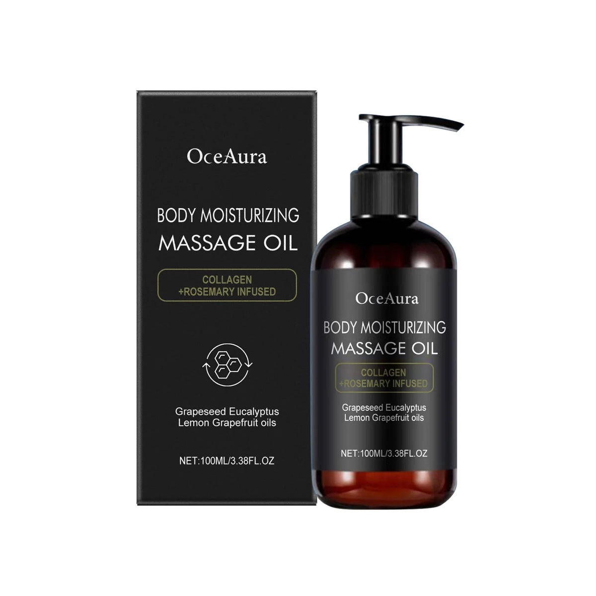OceAura Collagen Lifting Body Oil 100ml skin lifting oil for hydrating the body, improving skin feel, and daily beauty care.