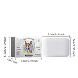 OCEAURA Donkey Milk Whitening Soap 100g dimensions and packaging on white background for daily cleanse.