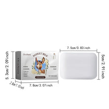 OCEAURA Donkey Milk Whitening Soap 100g dimensions and packaging on white background for daily cleanse.