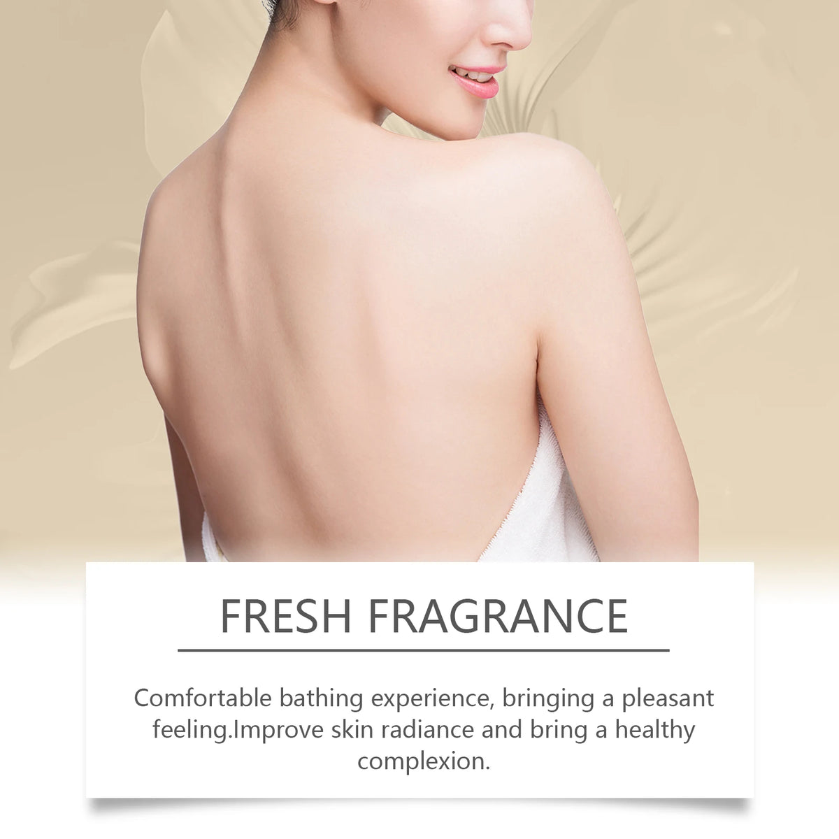OceAura Hydrating Body Wash Gel Refreshing 100g product packaging detail.