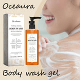 OceAura Hydrating Body Wash Gel Refreshing 100g main product shot with packaging.