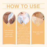 How to use Oceaura Turmeric Lemon Soap Bar with three-step instructions for face and body cleansing.