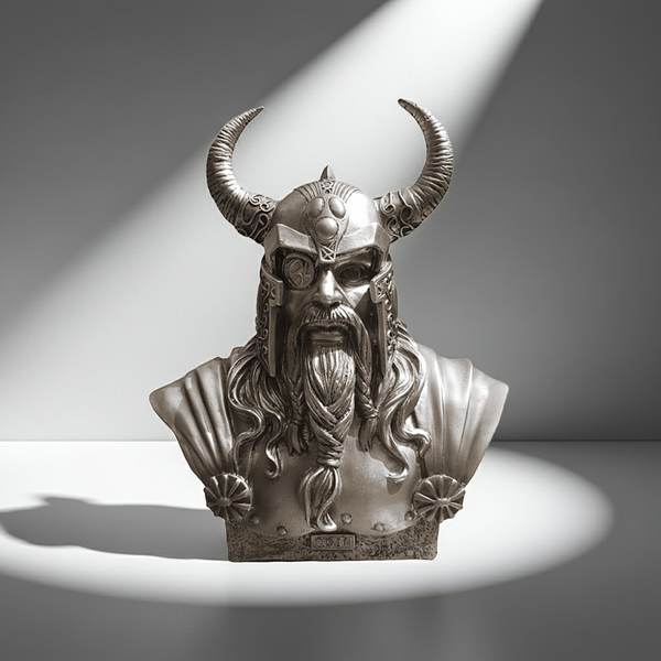 Odin King of the Norse Gods wall art print for mythology decor, Viking-inspired display, and collector use.