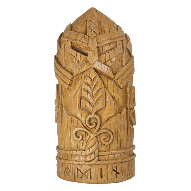 Odin polyresin statue figure for Norse mythology decor, altar display, and collectible home styling.