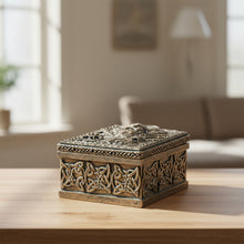 Odin trinket box collectible storage box for holding jewelry, charms, and Norse mythology keepsakes.