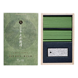 Oedo-Koh Pine Tree Incense Sticks tin stand and packaging.