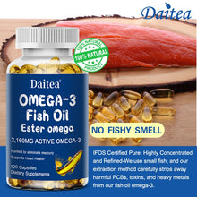 Omega-3 Fish Oil Supplement with DHA & EPA bottle of softgels for cardiovascular support, cognitive wellness, and everyday supplementation.