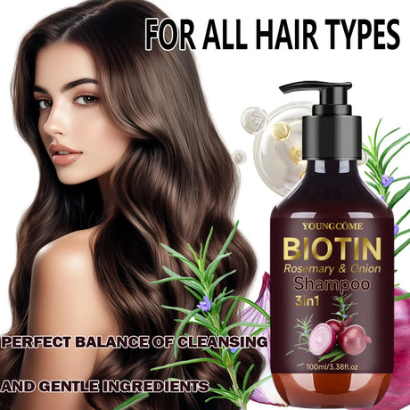 GSWP Onion Shampoo and Conditioner Set hair care set for cleansing the scalp, repairing hair strands, and moisturizing dry damaged hair.