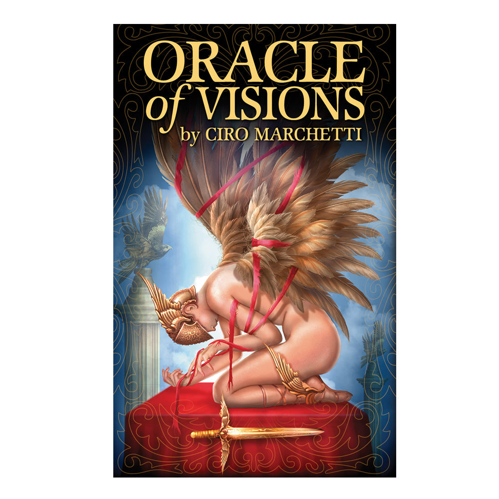 Oracle of Visions deck box cover for divination practice and card reading.