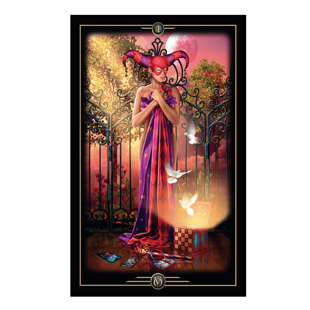 Oracle of Visions sample cards showing illustrated artwork for oracle reading.