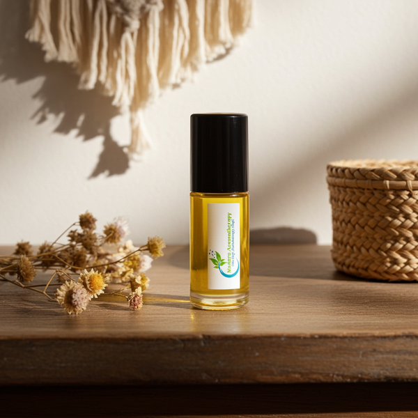 Orange Body Oil bottle — bright citrus fragrance oil for daily moisturizing, morning wear, and uplifting skin scent.