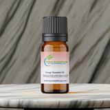 Orange Essential Oil bottle for diffuser blends, massage oil mixing, and calming aromatherapy.