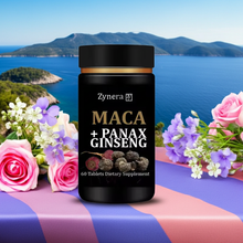Organic Maca Root Tablets bottle for organic herbal wellness, energy support, and routine supplement use.