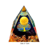 Orgone Pyramid for meditation, energy healing, and home décor.