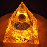 Orgone Pyramid for meditation, energy healing, and home décor.