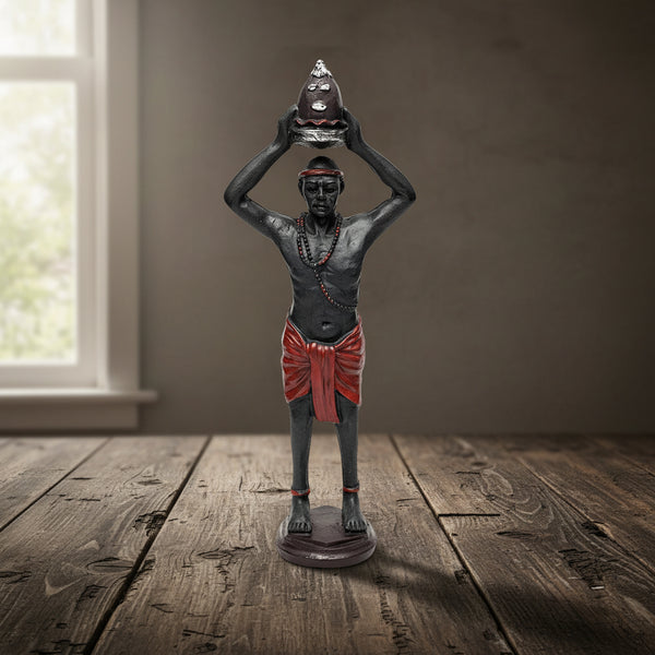 Orisha Elegua statue figure for spiritual altar display, ritual offerings, and devotional practice.
