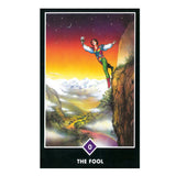 Osho Zen Tarot Deck sample cards showing vivid illustrated artwork for tarot reading.
