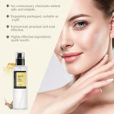 OUHOE Snail Mucin Power Essence face bottle for smoothing rough texture, boosting moisture, and daily facial care.