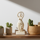 Owl Goddess altar figurine for ritual decor, devotional display, and spiritual practice.