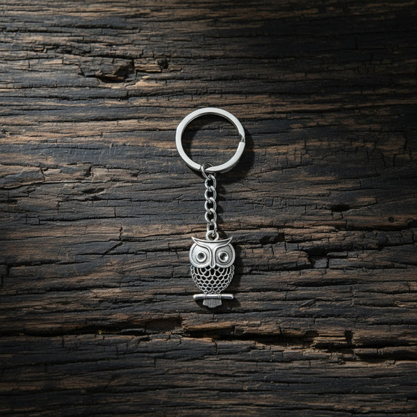 Owl keychain accessory for keys, bags, and everyday carry.