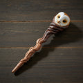 Owl magical wand ritual tool for spell work, energy direction, and altar ceremonies.