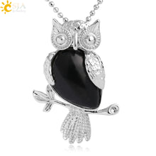 Owl teardrop crystal pendant jewelry for casual accessorizing, crystal-style fashion, and layered necklace looks.