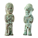 Pachamama & Pachapapa brass figurines for altar decor, spiritual practice, and sacred home display.