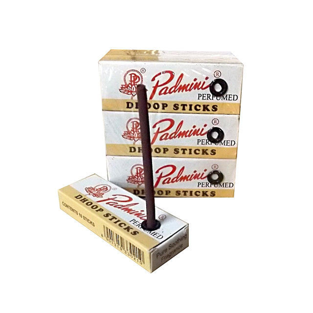 Padmini Dhoop Sticks box with musky-sweet dhoop incense sticks