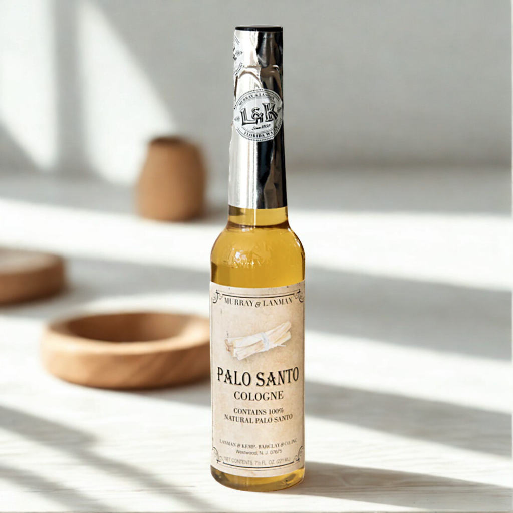 Murray & Lanman Palo Santo Cologne bottle for spiritual work, blessing rituals, and sacred space cleansing.